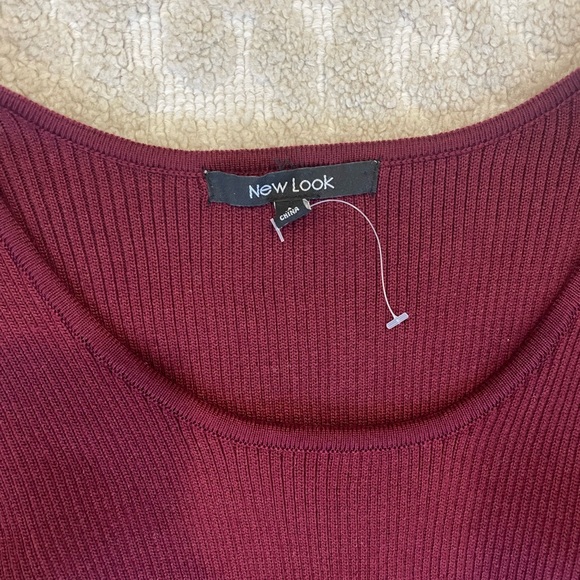 New look sweater dress ribbed ruffle - Picture 2 of 7